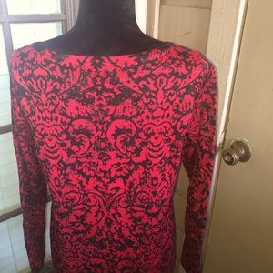 Red J Jill Holiday sweater